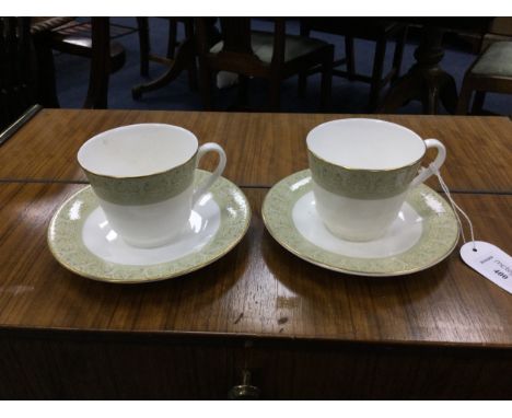 ROYAL DOULTON 'SONNET' PART TEA SERVICE, along with other tea ware, including Royal Albert, Susie Cooper and Crown Staffordsh