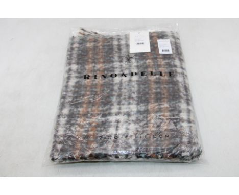 Two Rino &amp; Pelle Women's Jeni Scarf, Lake Blue Checked, One Size