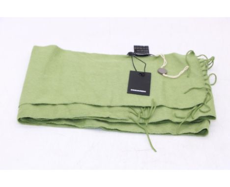 DSquared2 Angora Blend Fringed Scarf, Green