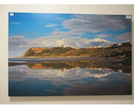 The North Bay, Scarborough panoramic photographic print on canvas