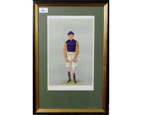 Spy (Sir Leslie Ward) (British, 1851-1922) "He rides for Lord Durham." - William Griggs print for Vanity Fair supplement, 190