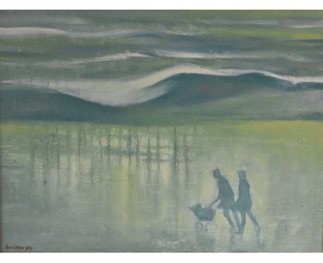 Alan Cotton (b. 1936)Seascape - Stormsigned, titled to verso, dated 1974, oil on canvas, 77cm x 102cm