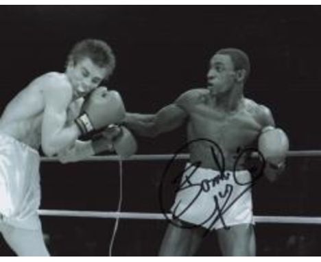 Herol Bomber Graham Middleweight Champion Signed 10 X 8 Good condition. All signed items come with Certificate of Authenticit
