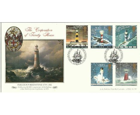 Corporation of Trinity House first day cover. 24th March 1998 Corporation of Trinity House first day cover with the full set 