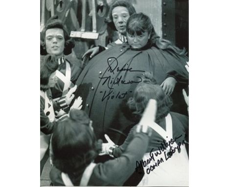 WILLY WONKA CAST SIGNED: 8x10 photo signed by Albert Wilkinson and Denise Nickerson from the film Willy WOnka & the Chocolate