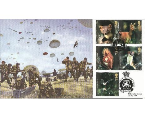 Battle of Arnhem first day cover. 17th Sept 2004 60th Commemoration of the Battle of Arnhem. Full illustration taken from a p