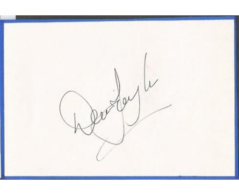 Dennis Taylor signed album page 5x4.Irish snooker player 1985 world champion which he won on the last ball in front of record