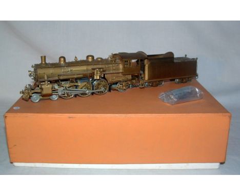 NICKEL PLATE HO unpainted Brass Chicago and North Western Class E 4-6-2 and 4 axle Tender. Made by Tae HWA Models. The Model 