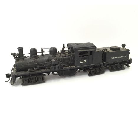 WESTSIDE Model Company HO custom painted Brass Feather River Lumber Company Class B 3 Truck Shay #112 in a United Scale Model