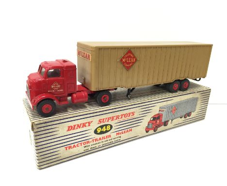 Dinky Supertoys 948 Tractor-Trailer 'Mc-Lean'. G/VG in VG box. 