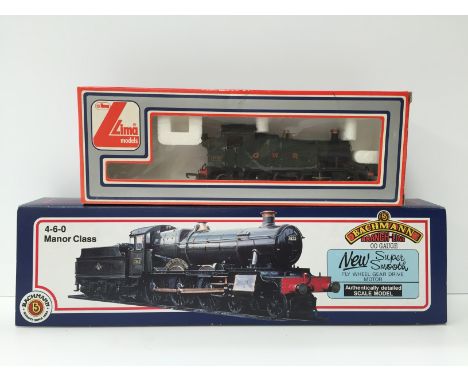 BACHMANN/LIMA 2 x GW/R Green Locomotives - Bachmann 31-300 4-6-0 'Bradley Manor' (Near Mint Boxed with Instructions and unope