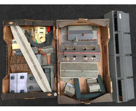Superquick and Metcalfe and Horny and other Plastic Kit built Buidings including 2 x Engine Sheds, Goods Sheds, Station Build