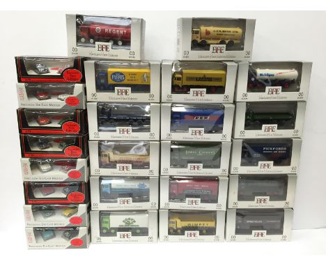 17 x EFE (Exclusive First Editions) 1/76 scale diecast commercial models together with 8 x EFE car sets. Appear M and boxed. 
