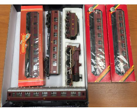 Mixed lot of OO gauge: Hornby R255 0-4-0 tank engine (boxed); Hornby 4-6-0 'Kneller Hall' tender loco and Hornby LBSC 0-6-0 t