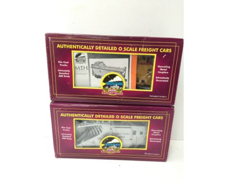 MTH O Gauge Union Pacific Caboose and Snow Plough - 20-91022 Steel Caboose and 20-98207 Snow Plough. Both with diecast Trucks