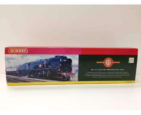 HORNBY R2169 BR Green rebuilt Merchant Navy 4-6-2  'Clan Line'. Mint Boxed with Instructions and an unopened Accessory Pack.