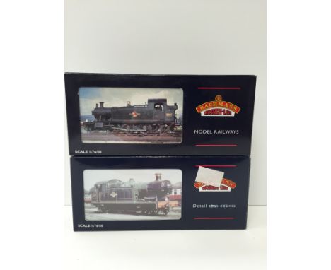 BACHMANN 2 x GWR Green Tank Engines -  32-136 Class 4575 2-6-2T no 5555 and 32-076 Class 56XX 0-6-2T no 6676. Both Mint Boxed