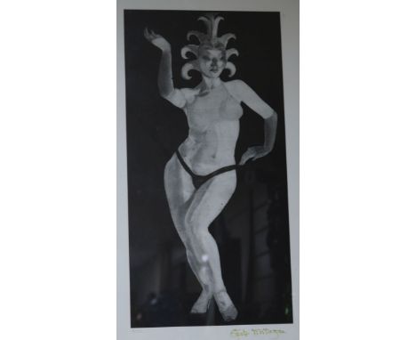 Spike Milligan, lithograph Josephine Baker, 21/250