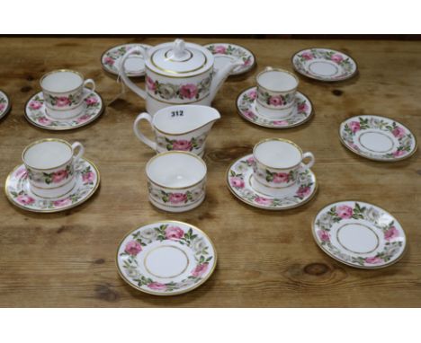 A Royal Worcester 'Royal Garden' tea service (22-pce)
