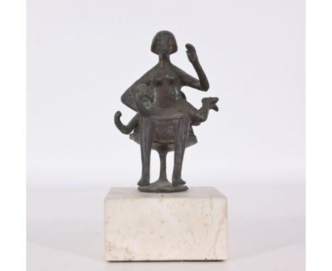 Berthold Schiwetz (1909 - 1971) Bronze Sculpture. Signed along side. Height: 6 in.