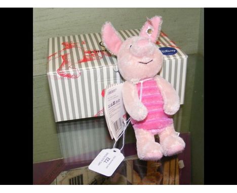 A Steiff 'Piglet' from Winnie The Pooh 
