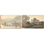 Lorenz Adolf Schönberger. Schoenberger’s Skizzenbuch von Rom. Um 1817/25