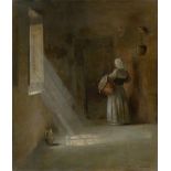 Carl Vilhelm Holsøe. Köksinteriör.