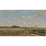 Charles-François Daubigny. „Le Peintre à son Chevalet, Auvers“. 1843