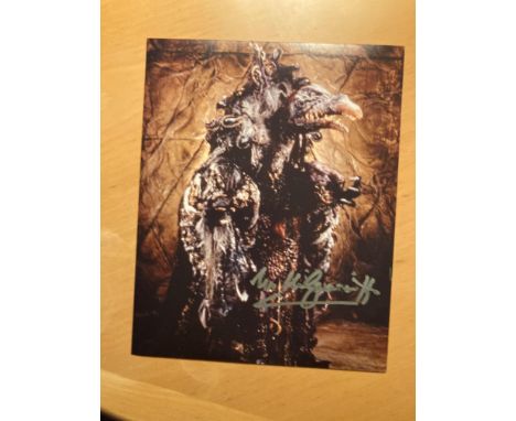 Dark Crystal Michael Kilgarriff signed 10 x 8 inch full length photo. As an actor, he is well known for his rich voice and he