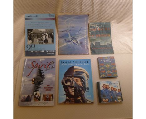 WW2, RAF, Battle of Britain 7 various interesting vintage items comprising an original copy of The Battle of Britain An Air M