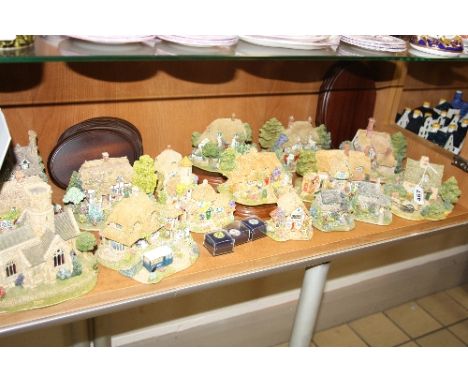 SEVENTEEN LILLIPUT LANE SCULPTURES, to include six anniversary sculptures 'Cruck End' 1996, 'Shades of Summer' 1998, 'Pen Pal
