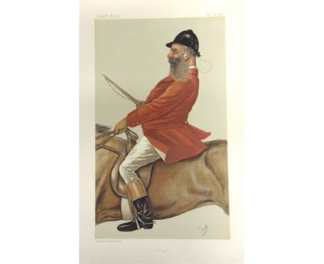 VANITY FAIR - FOXHUNTERS Tom, Nov 21 1885; Alfred (Mr Alfred Curnick); Mr Hargreaves, June 11 1887; An Old Master, Nov 3rd 18