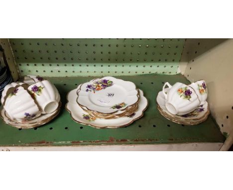 QTY OF CUPS & SAUCERS & SANDWICH PLATES