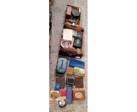 3 CARTONS OF MISC TRINKET BOXES & TIN BOXES