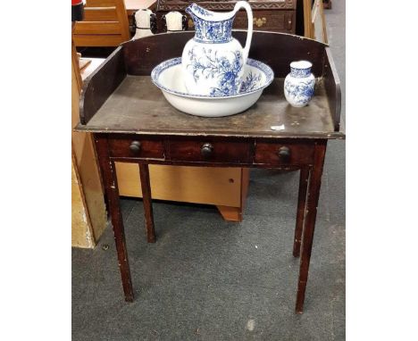 WASH STAND & A JUG & BASIN SET