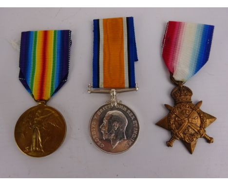 WW1 trio incl. Mons Star with clasp to MS-3251 Pte. R Thompson, ASC (3)   Condition Report   Click here for further images, c