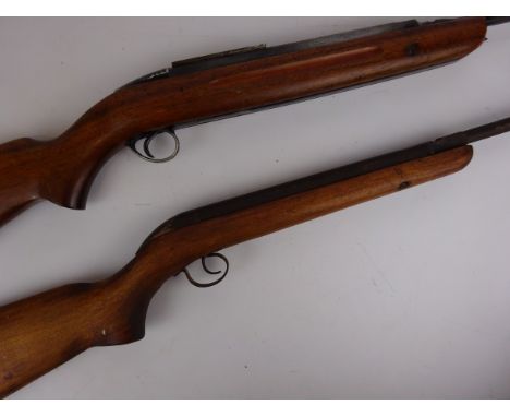 Break action air rifle .177 GA41692,  light on trigger, & another similar with lever action .22  both a/f (2)   Condition Rep