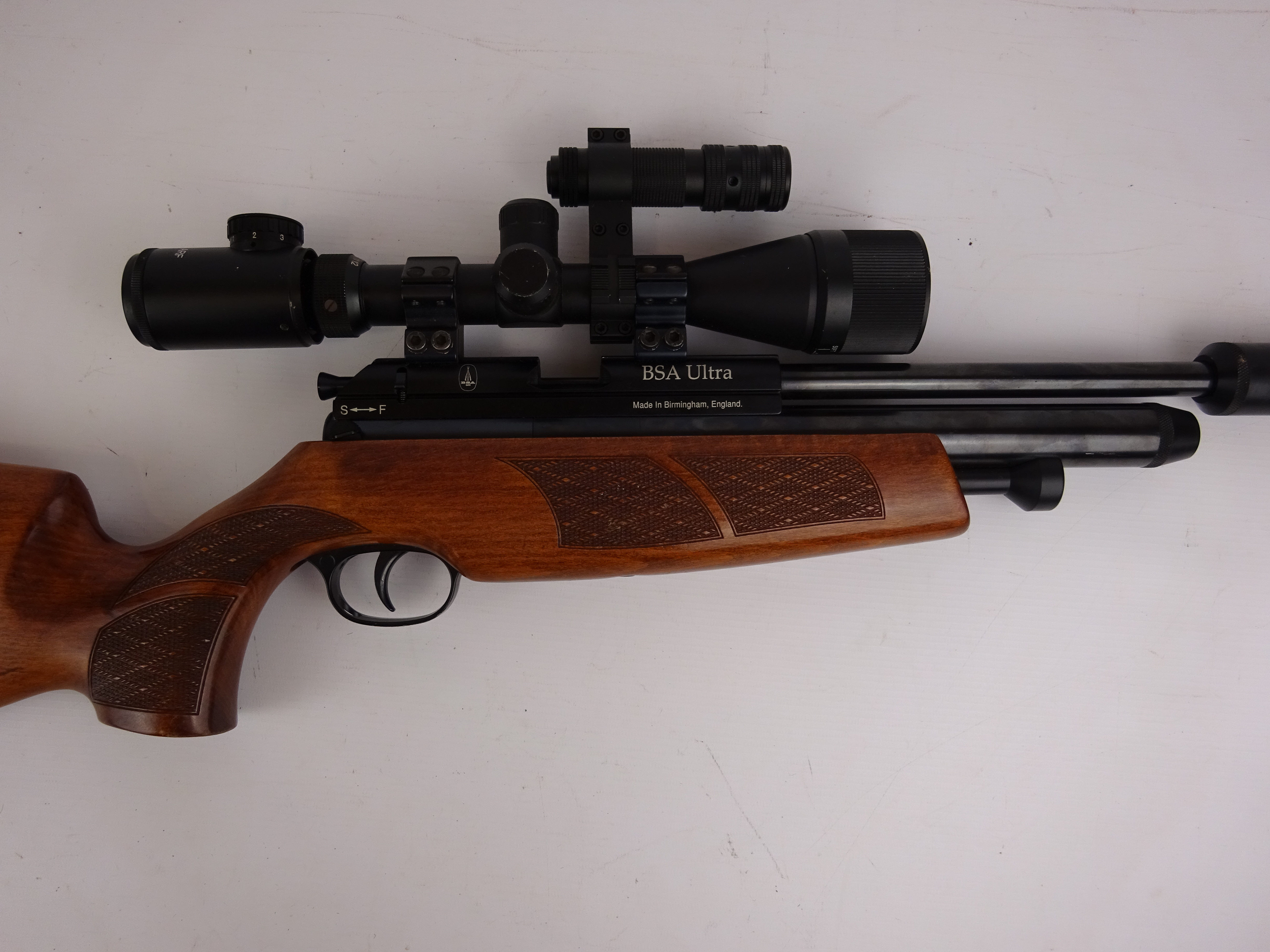 Bsa Ultra Air Rifle With Sound Moderator Ir X Arf Scope | Hot Sex Picture