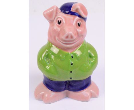 A Wade Cousin Wesley piggy bank pig with Natwest stopper, height 15cm. CONDITION REPORT: Cousin Wesley is in good condition w