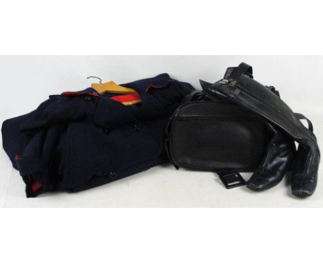 A quantity of 1980s British Airways ladies uniforms, designed by Roland Klein, including coats, raincoat, coat liner, shirts,
