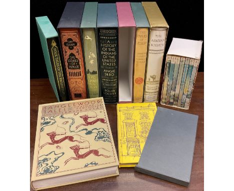 Books - folio society - The Stones of Venice, John Ruskin;  A Midsummer Night’s Dream, Shakespeare;  Tanglewood Tales;  The A