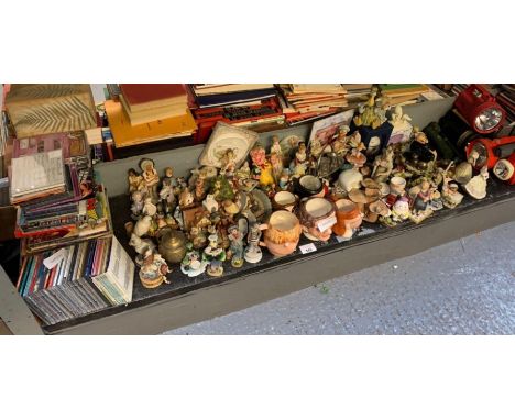 Shelf to include CD's, ornaments, torches, mugs etc condition requests and additional images will not be given for lots in th