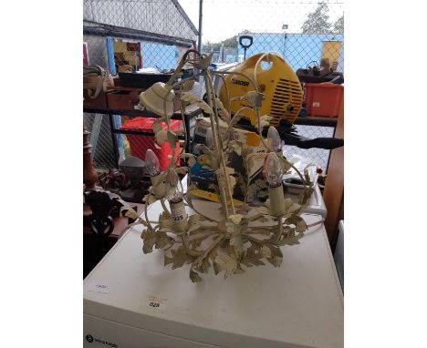 Metal decorative ceiling light, condition requests and additional images will not be given for lots in this sale