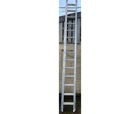 Aluminium ladder, condition requests and additional images will not be given for lots in this sale