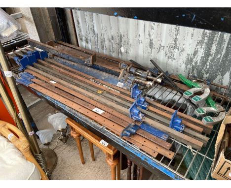 Quantity of Record metal sash clamps, condition requests and additional images will not be given for lots in this sale