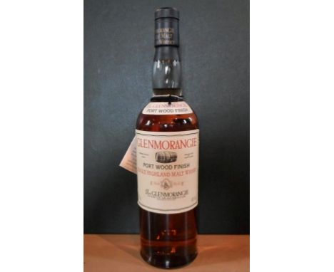 A bottle of Glenmorangie, Port Wood Finish Single Highland Malt Scotch Whisky, 70cl, 40% vol.