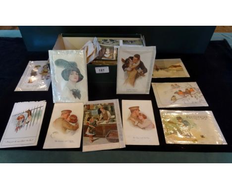 An interesting collection of Victorian and later portrait photographs and Cartes des Visite, together with a quantity of post