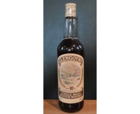 A bottle of Glengoyne Single Malt Scotch Whisky, 10 years old, bottled 1980's, 75cl, 40% vol.