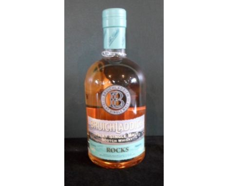 A bottle of Bruichladdich Islay Single Malt Scotch Whisky, Rocks First Edition, 70cl, 46% vol.