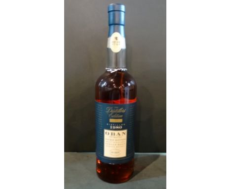 A bottle of Oban Double Matured West Highland Single Malt Scotch Whisky, the Distiller's Edition, distilled 1980, 70cl, 43% v